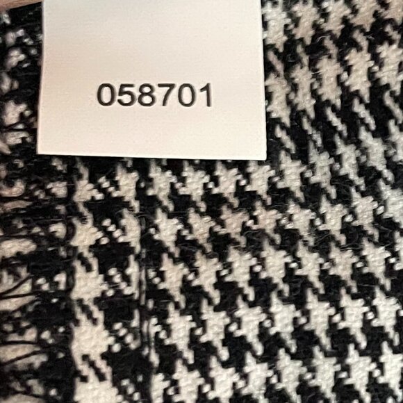 LANE BRYANT THE LENA WIDE LEG CAPRI PANT SIZE16 BLACK/WHITE PLAID NWT - Picture 5 of 11